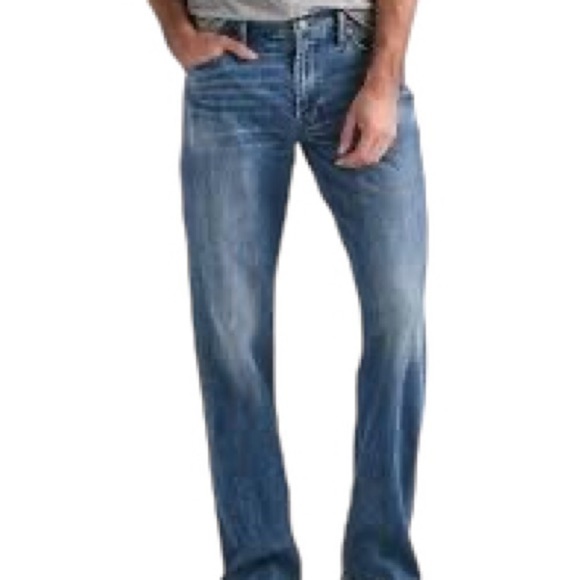 Lucky Brand 181 Relaxed Straight Leg Jean Sz. 36X30 Blue 100% Cotton Casual - Picture 1 of 9